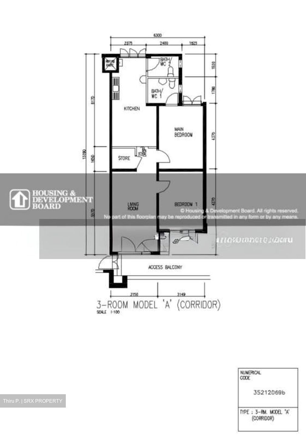 Blk 343 Bukit Batok Street 34 (Bukit Batok), HDB 3 Rooms #512148521